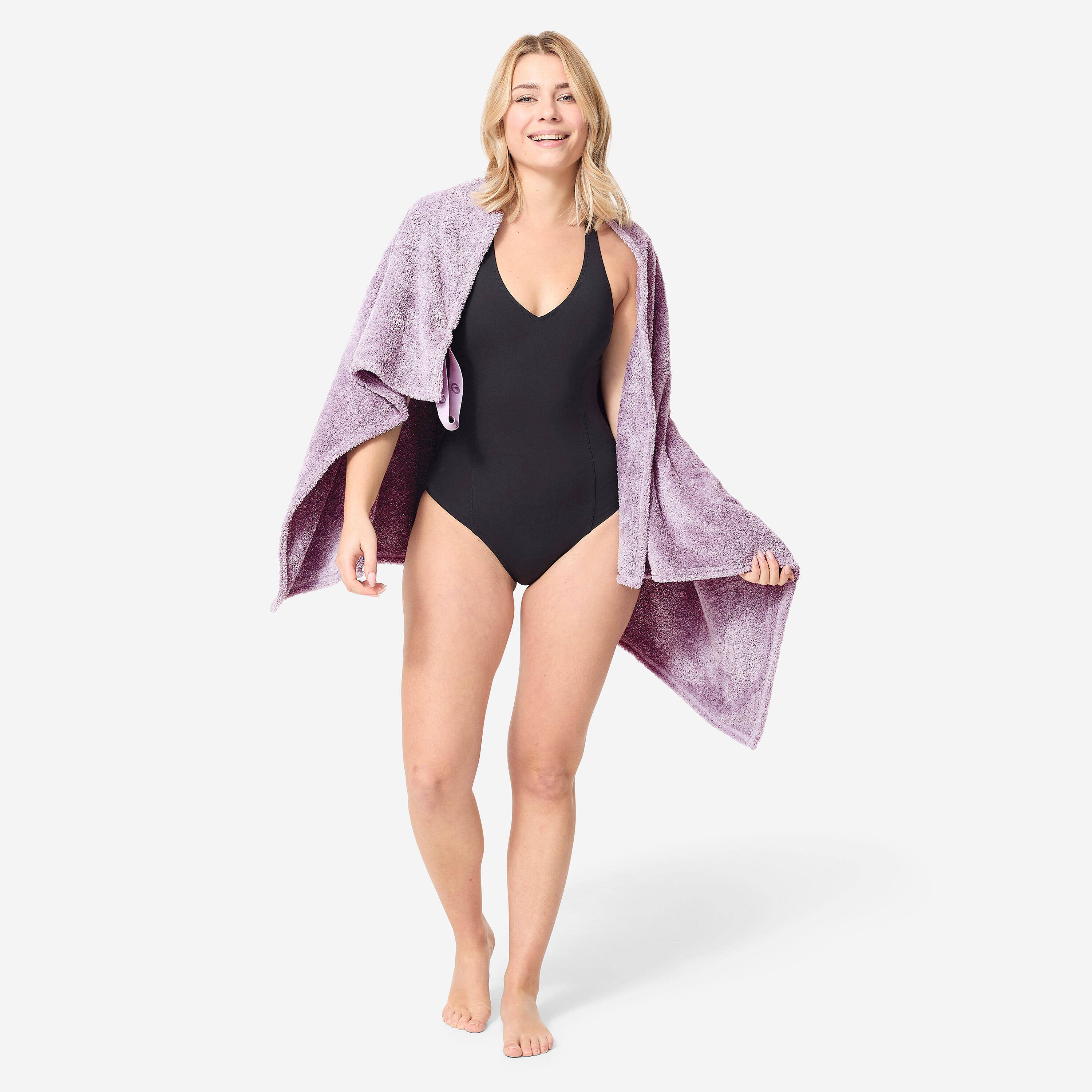 Ultra-Soft Microfibre Towel Size L 80 x 130 cm - Blue -  4