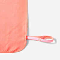 Microfibre Pool Towel Coral Size L 80 x 130 cm