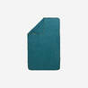 Microfibre Towel Size L 80x130 cm Soft & Absorbent Blue