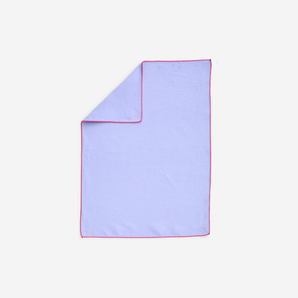Serviette De Bain Microfibre Violet Clair Taille S 39 x 55 cm