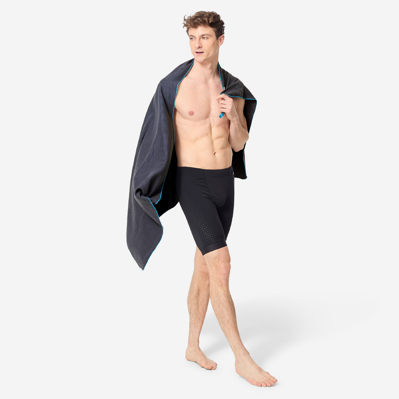 Dreamscene Serviette De Bain Rayures Vertes Microfibre 71x152cm - Séchage Rapide Plage Sport Vacances