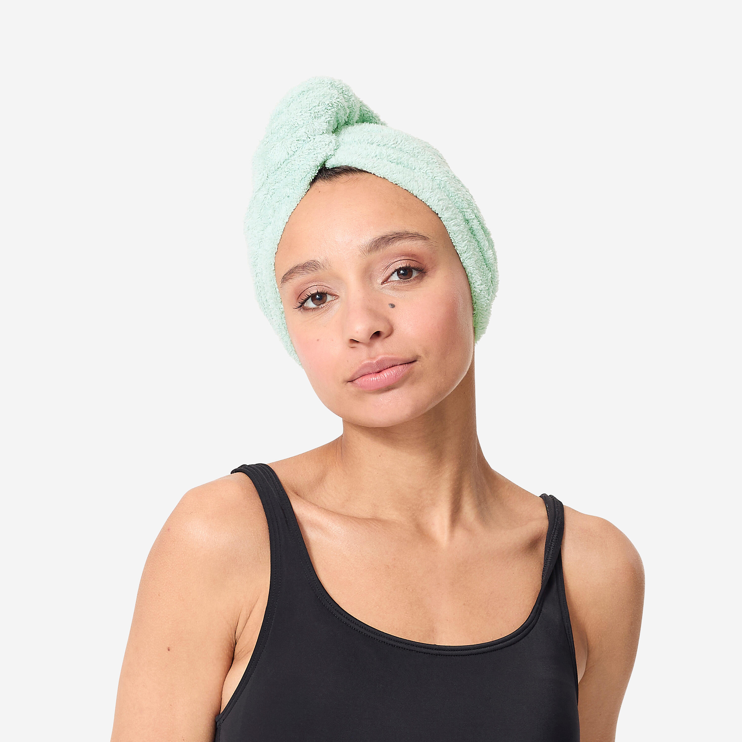 Toalla para Pelo - Microfibra Suave - Verde Claro 13/27