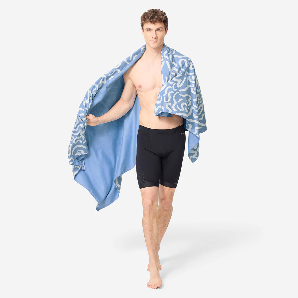 Serviette microfibre taille XL 110 x 175 cm - imprimés polynésiens