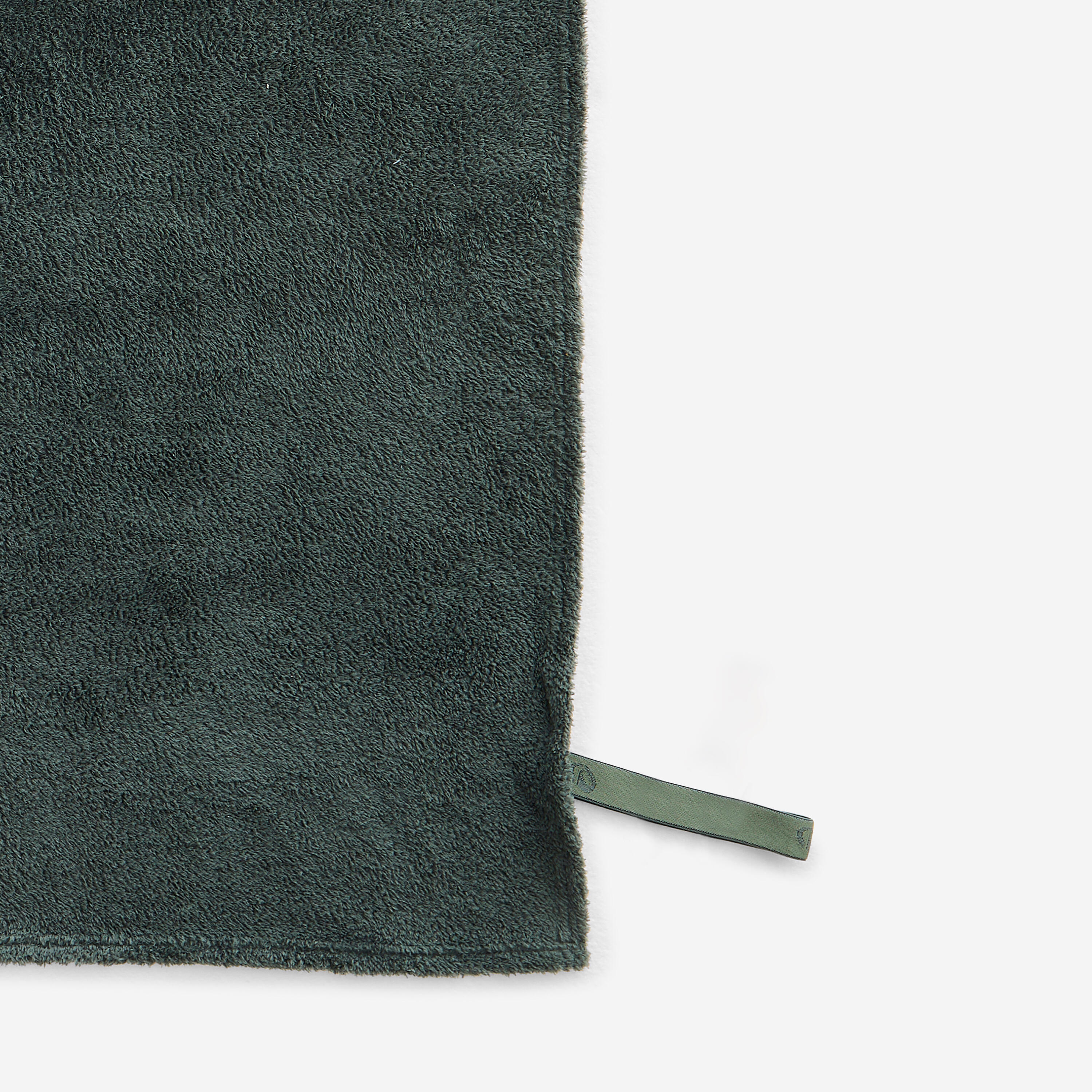 Ultra-Soft Microfibre Towel Size L 80 x 130 cm Khaki Green