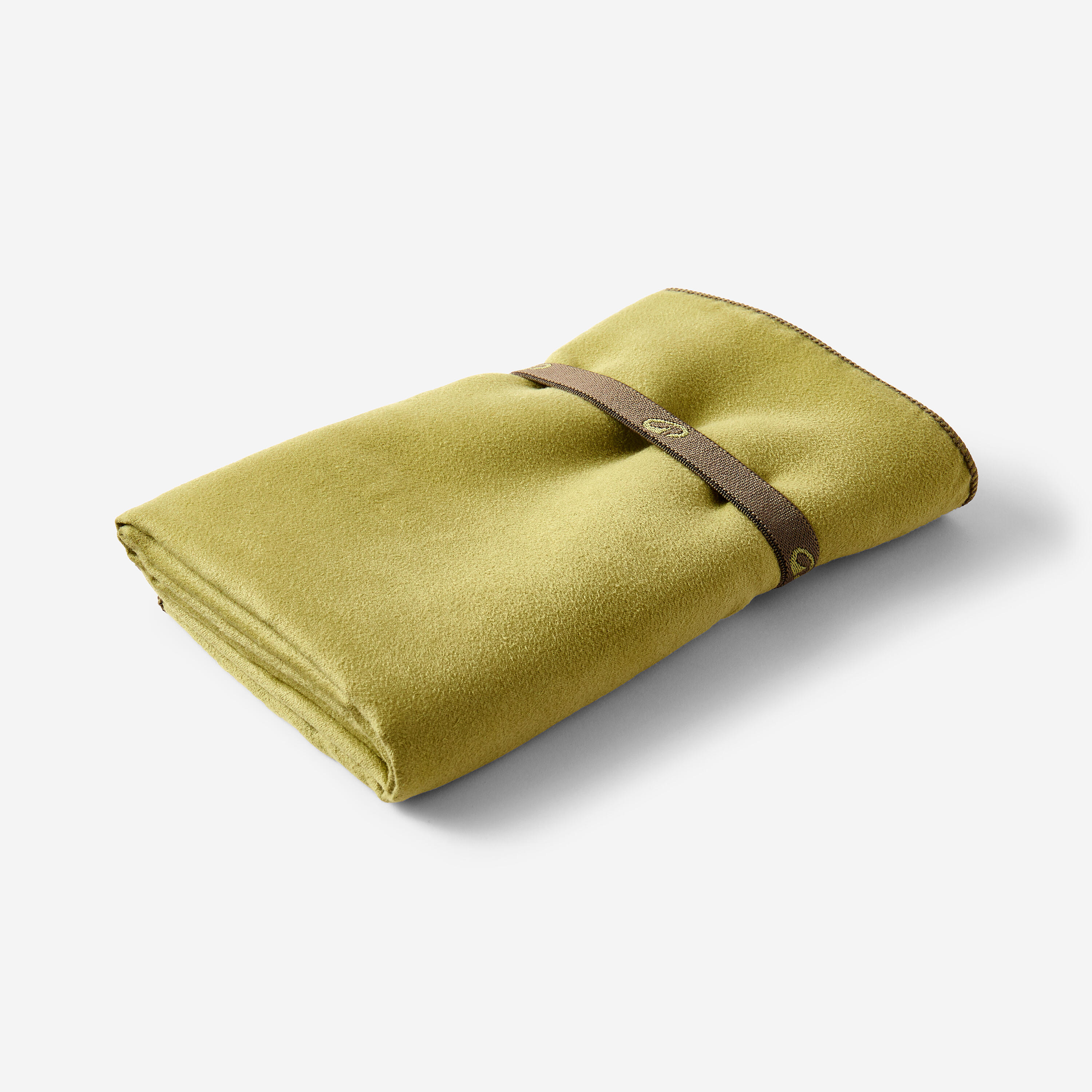 Microfibre towel size L 80 x 130 cm - Olive