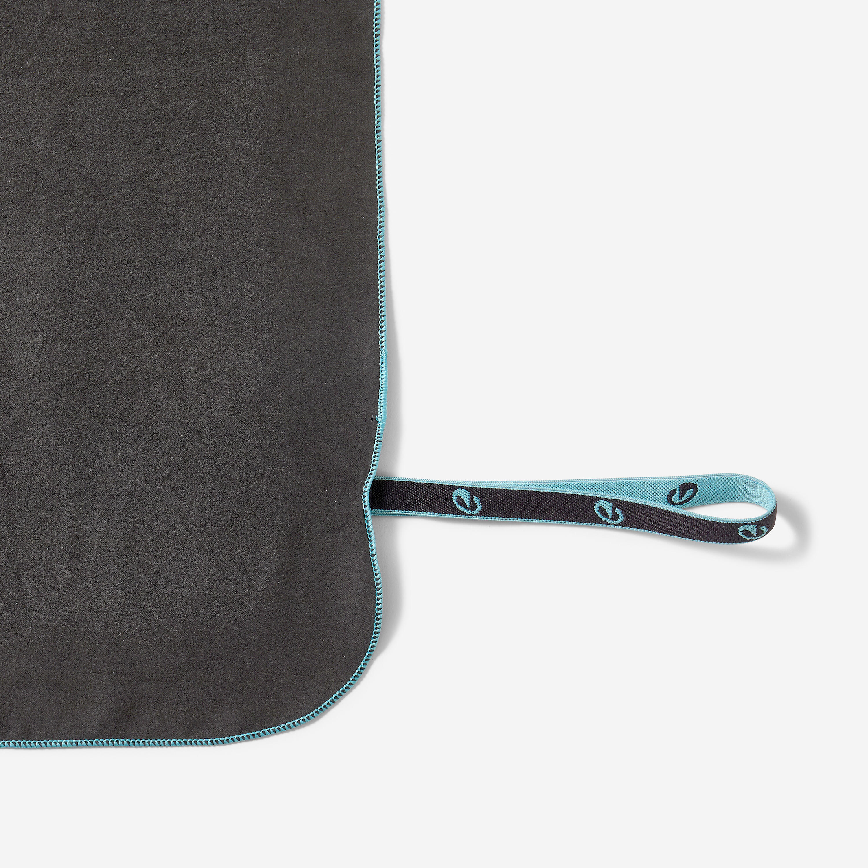 Microvezel handdoek maat XL 110 x 175 cm zwart 4/4