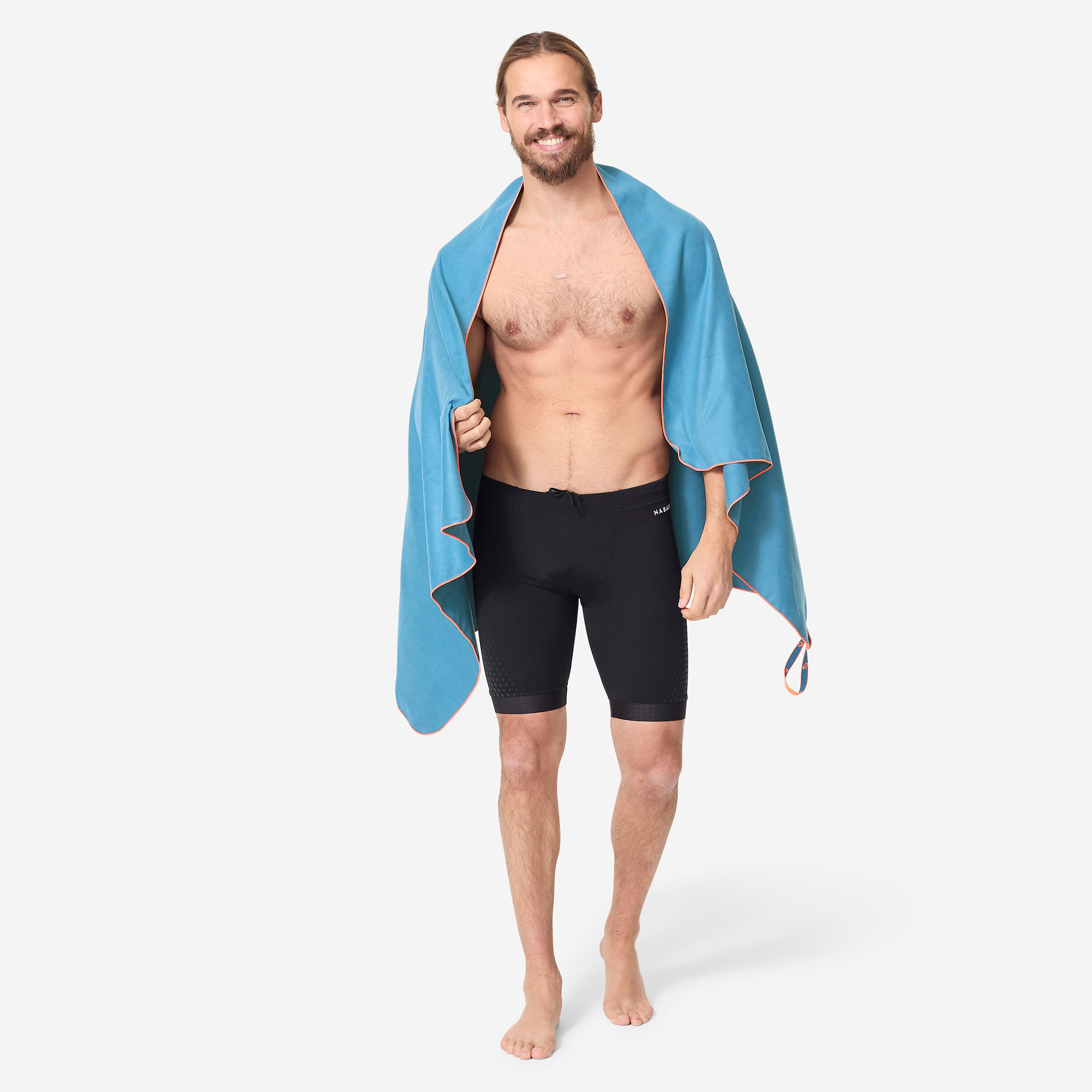 Microfibre Towel Size Large (85x160 cm) Soft & Absorbent Petrol Blue