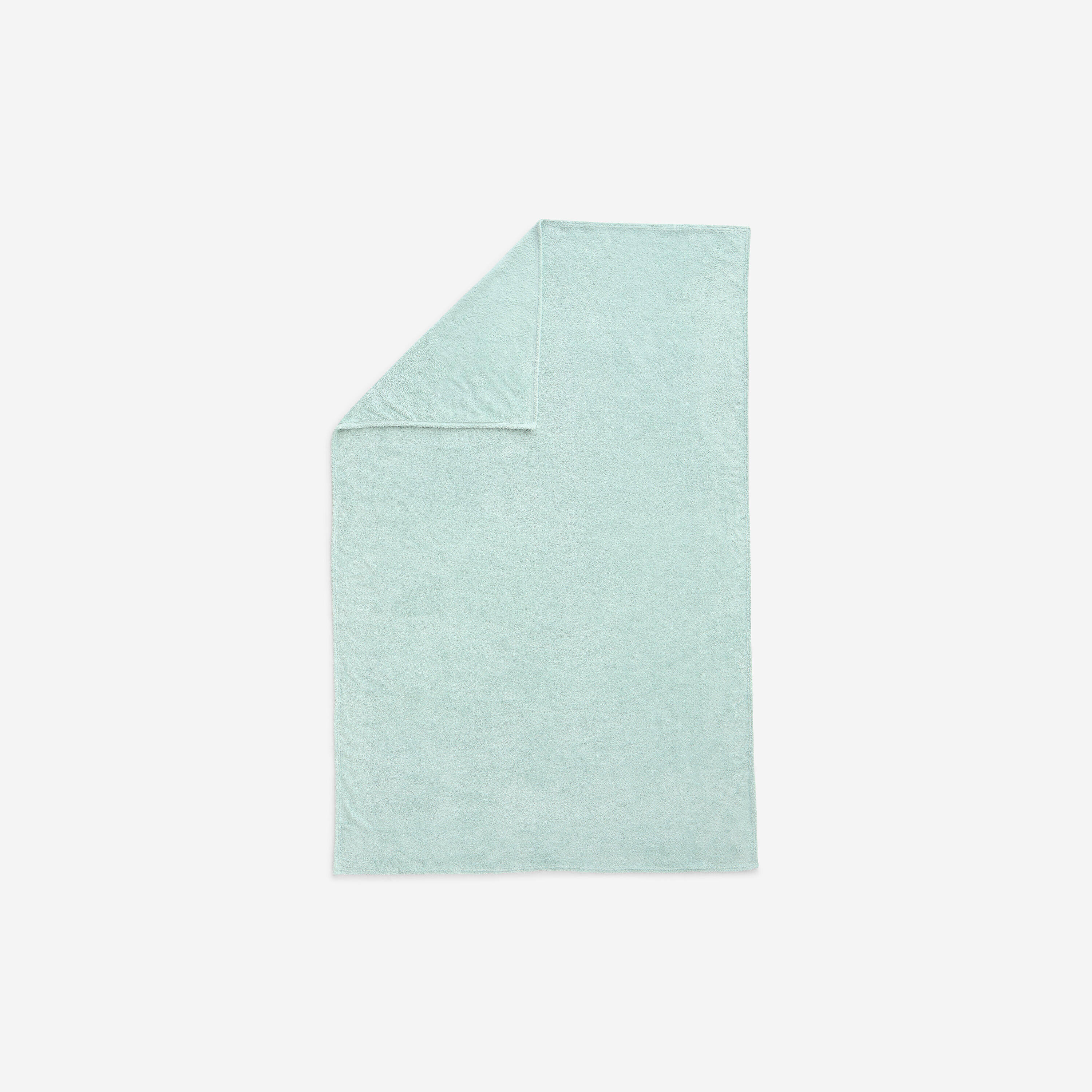 Microfiber Towel Soft Size XL 110 x 175 cm light green -  1