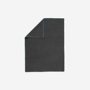 Toalla microfibra talla M 60 x 80 cm negro
