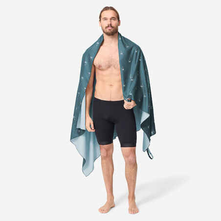Microfibre Swimming Towel Size XL 110 x 175 cm - Print