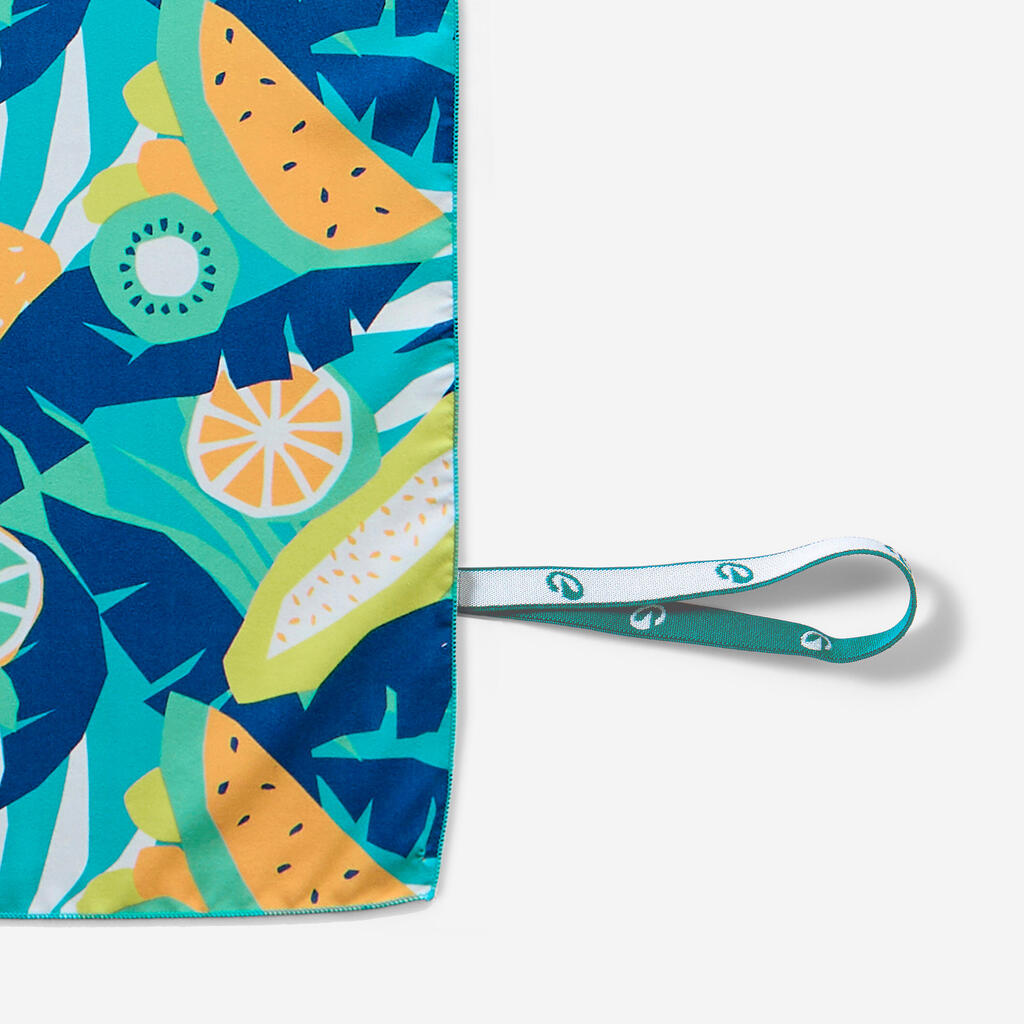 Microfibre towel size XL 110 x 175 cm - flower print