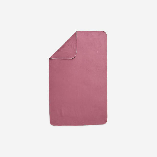 NABAIJI Toalla microfibra morado grisáceo talla L 80 X 130 CM