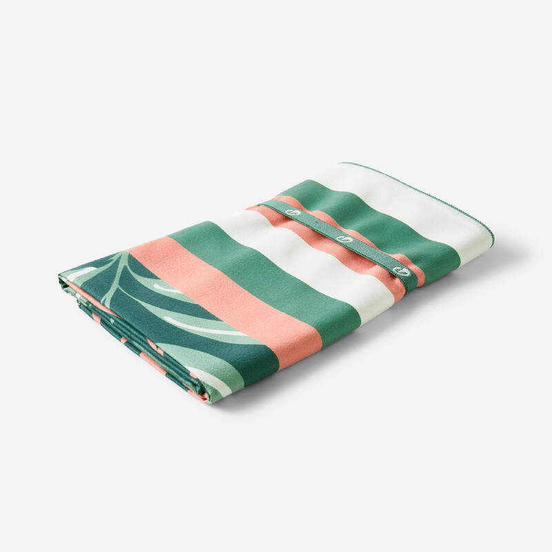 Serviette de bain microfibre imprimé taille xl 110 x 175 cm
