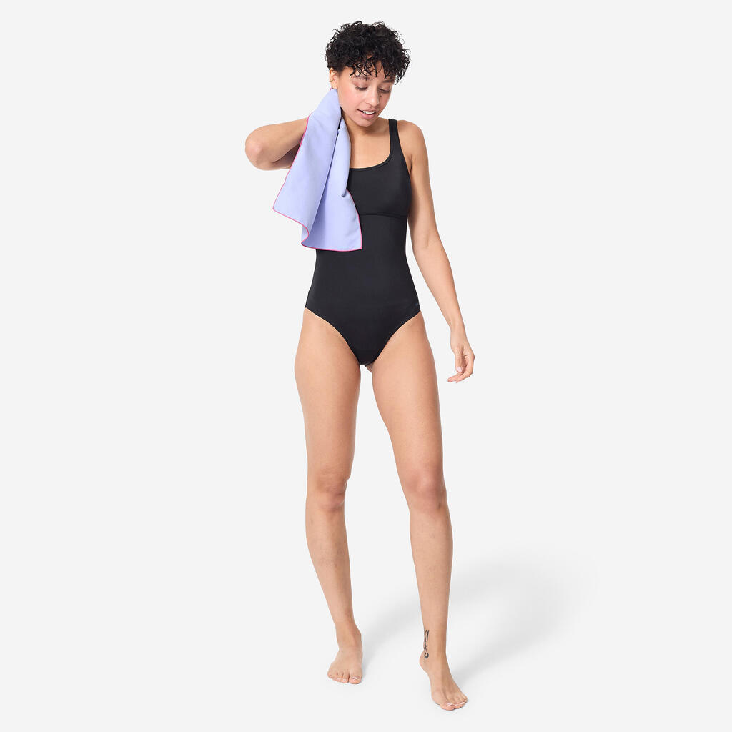 Serviette De Bain Microfibre Violet Clair Taille S 39 x 55 cm