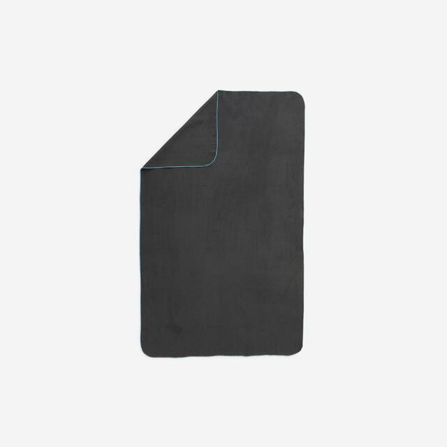 Mikrofaser-Handtuch Größe L 80 × 130 cm - schwarz