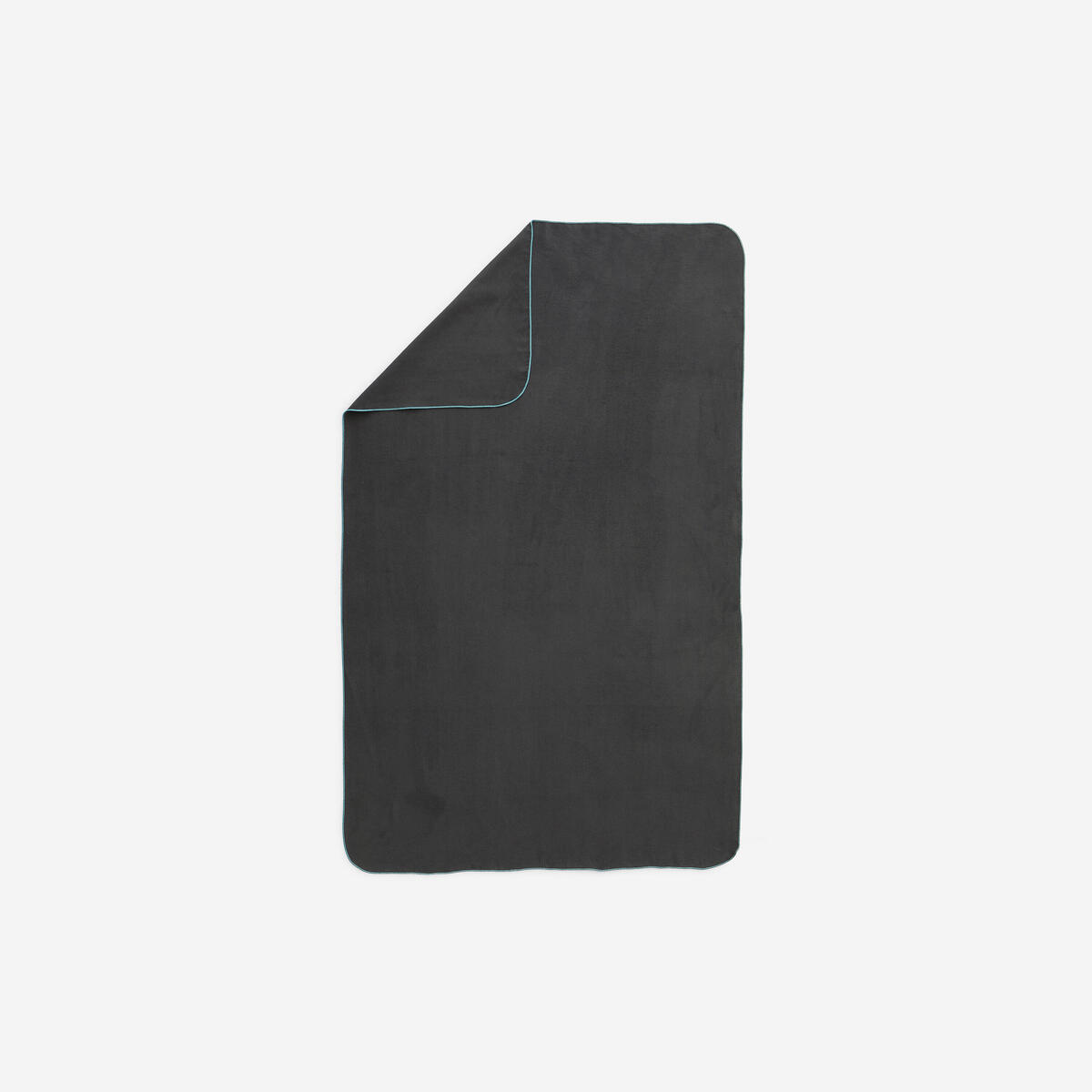 Serviette microfibre taille L 80 x 130 cm - noir