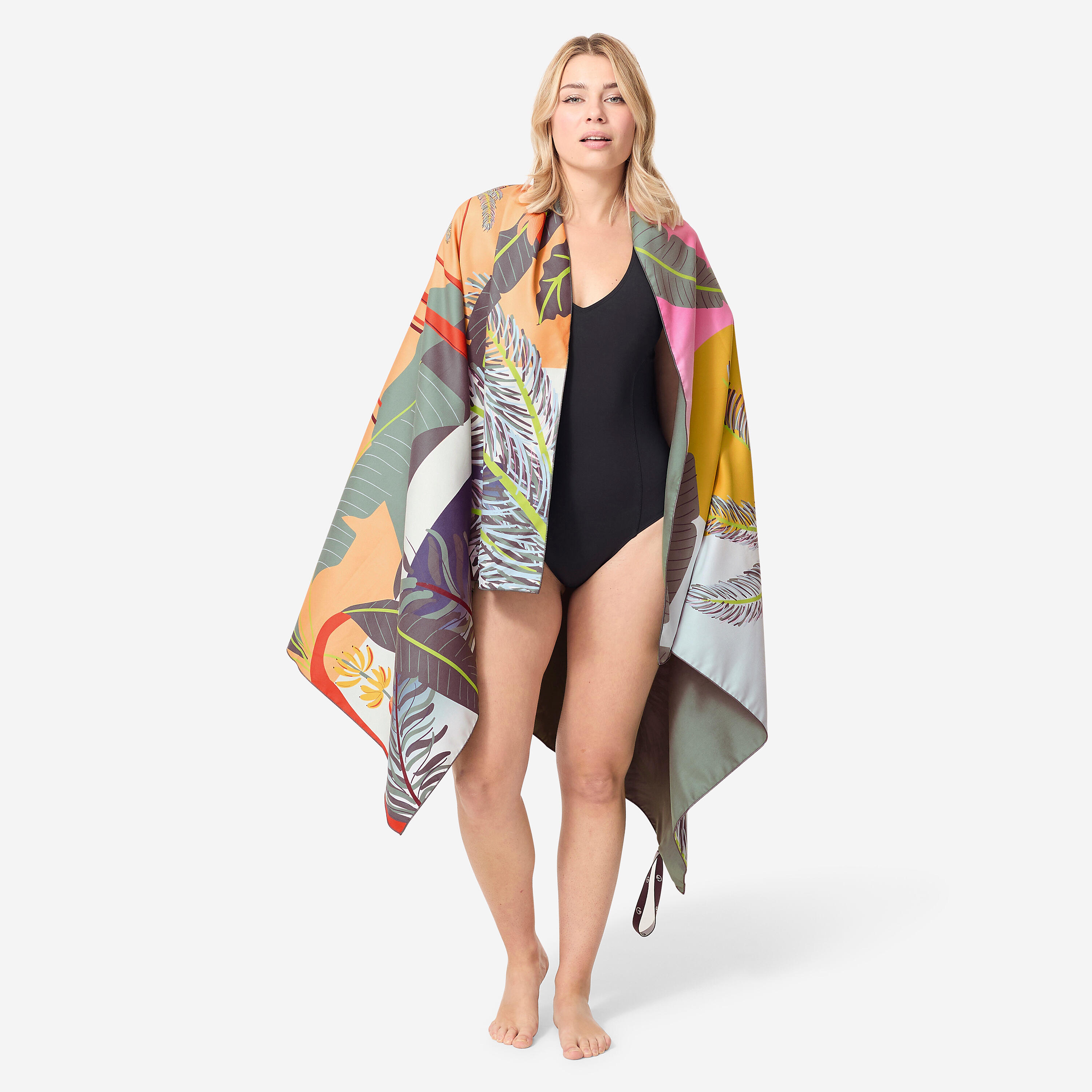 Microvezel handdoek met print maat XL 110 x 175 cm 2/4