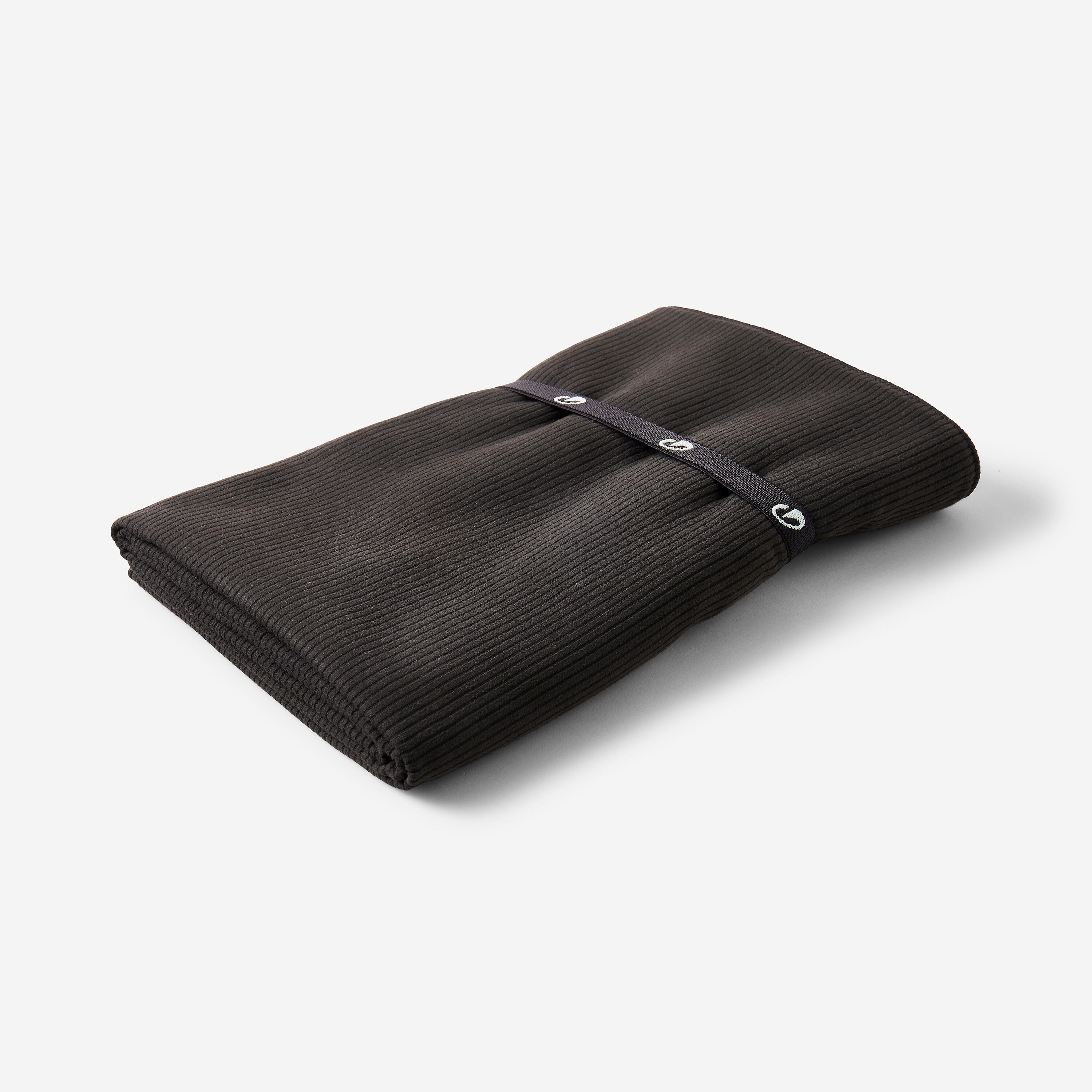 Microfibre towel XL – 110 x 175 cm - Black, celadon green - Nabaiji ...