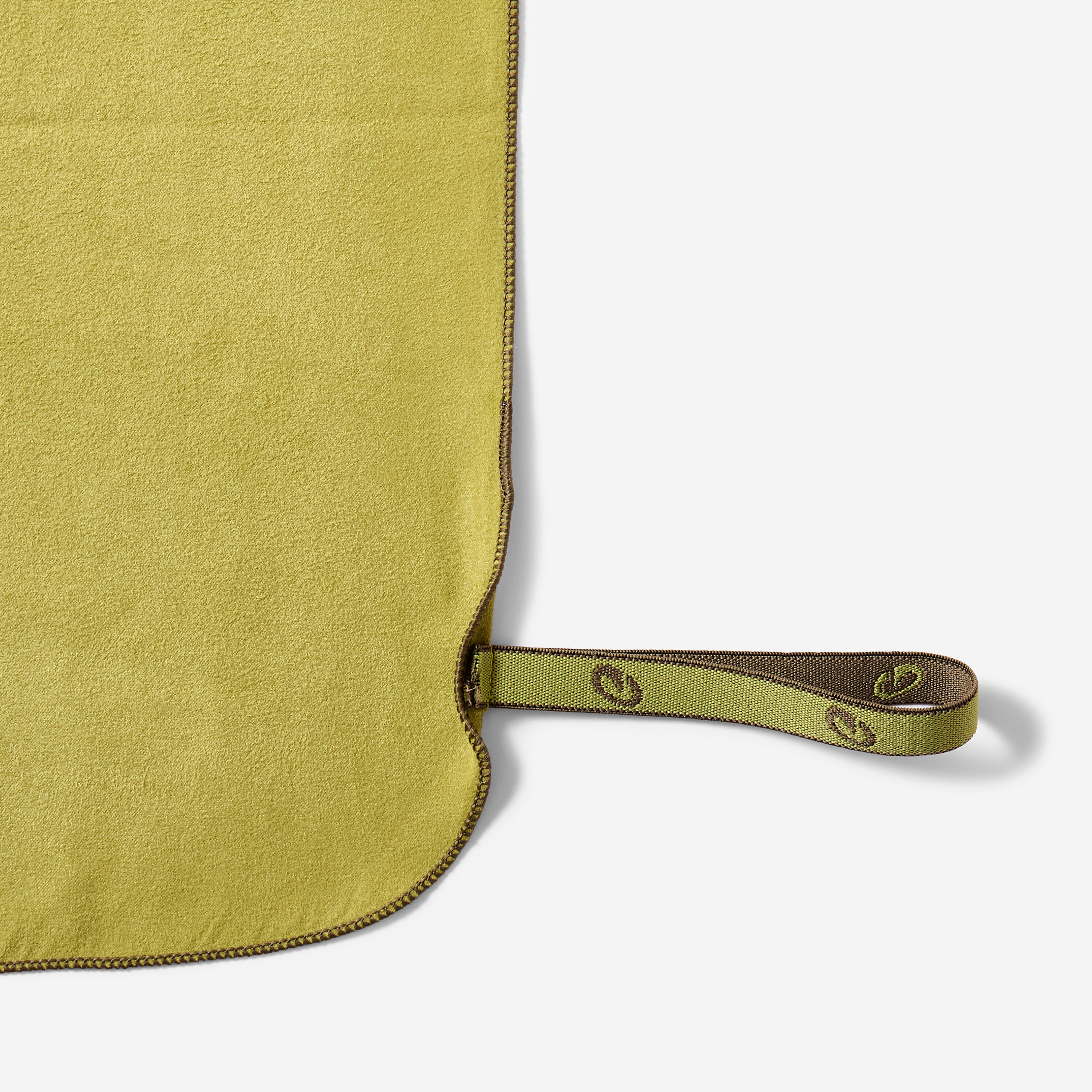Toalla de natación de microfibra oliva de 80 x 130 cm talla G 4/4