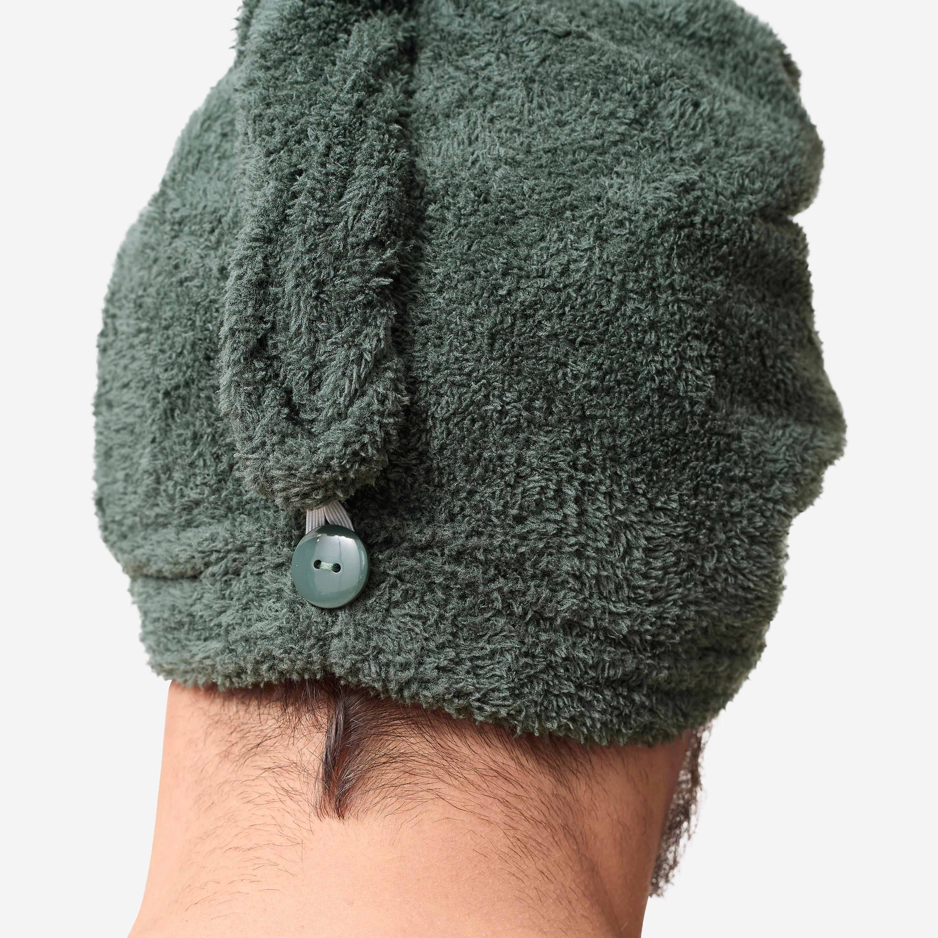 Soft Hair Microfibre For Hair Green