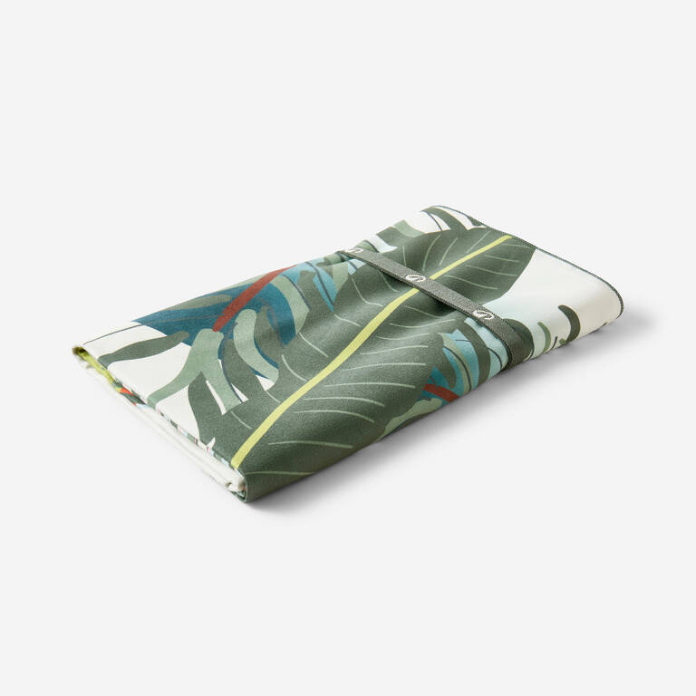 កន្សែងហែលទឹក Microfibre ទំហំ Size XL 110 x 175 cm - ព្រីន