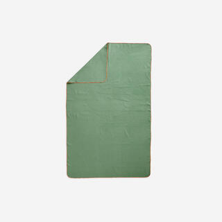 DECATHLON Telo microfibra XL 110x175 cm verde