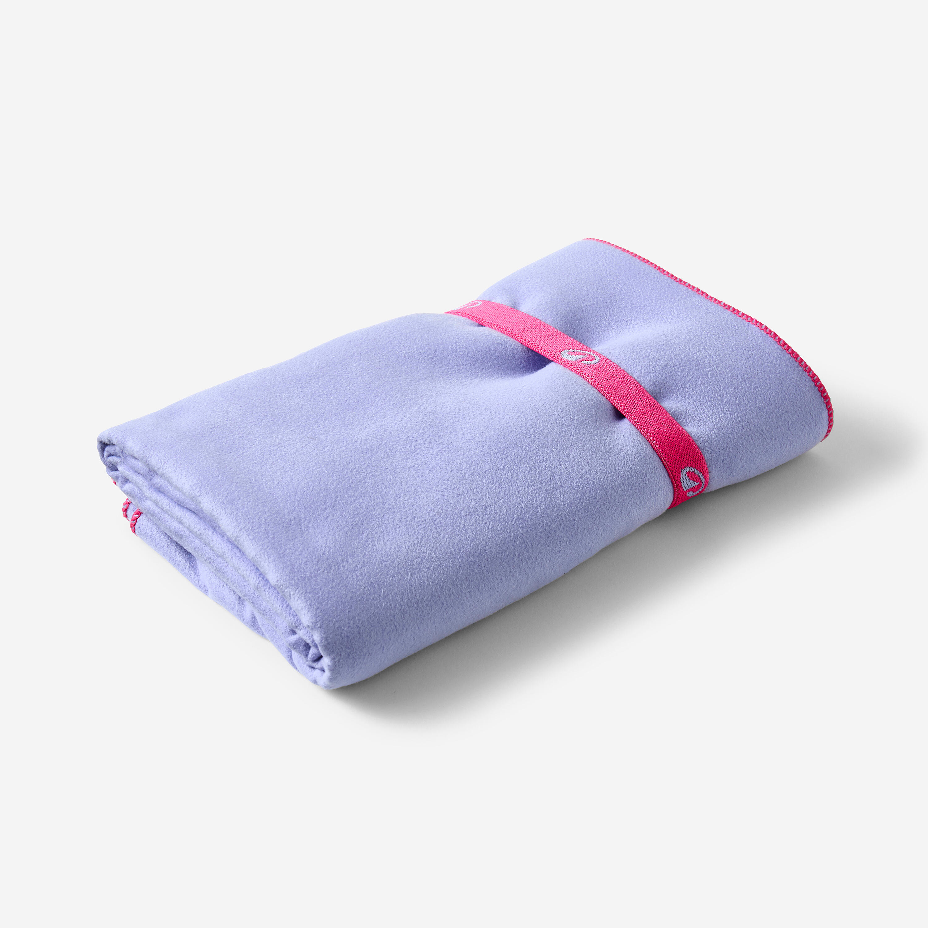 Microfibre Pool Towel Size L 80 x 130 cm - Light Purple