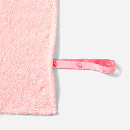 Ultra-soft Microfibre swimming towel size L 110 x 175 cm light pink