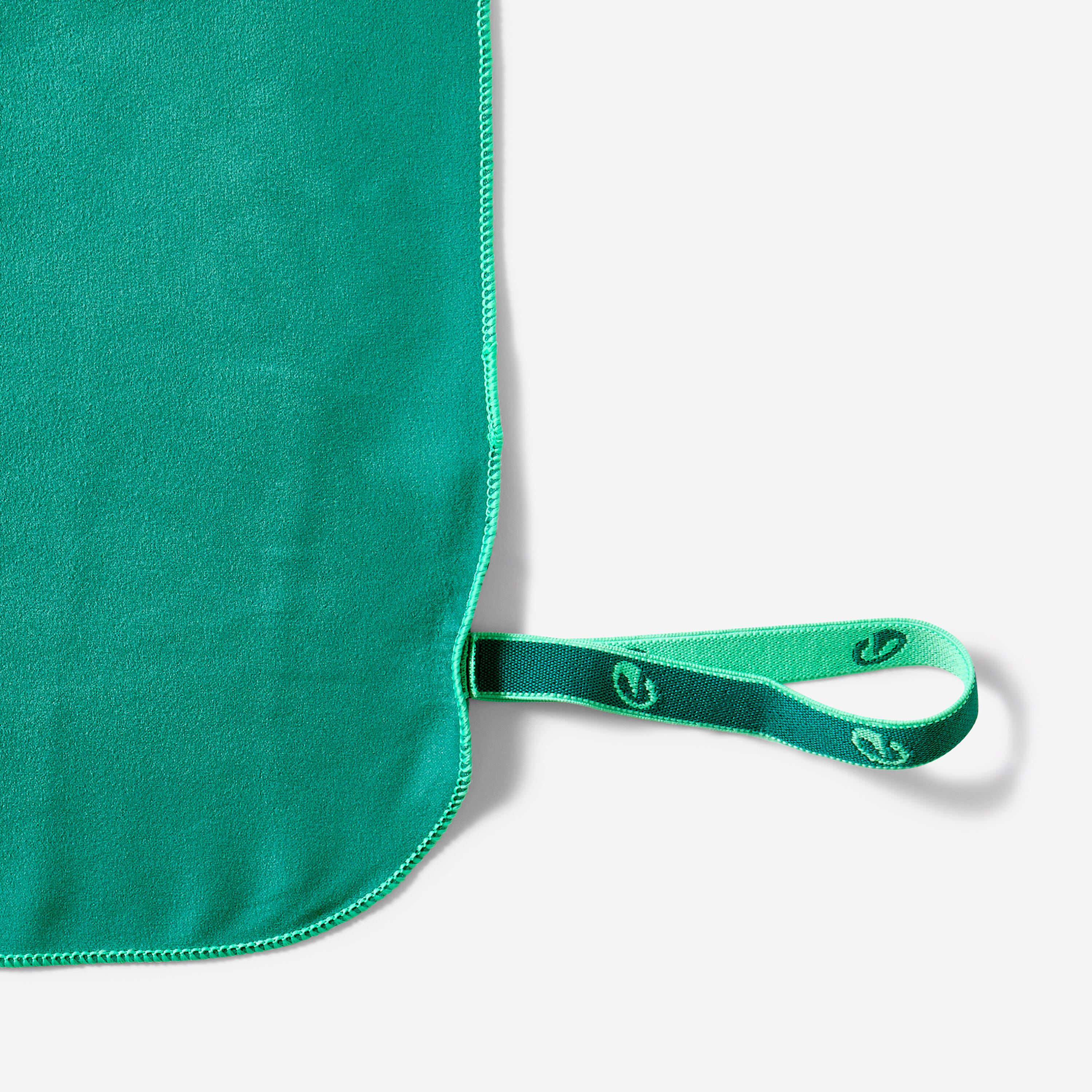 Swimming Microfibre Towel Size Large (85x160 cm) Soft & Quick-Dry Jungle Green