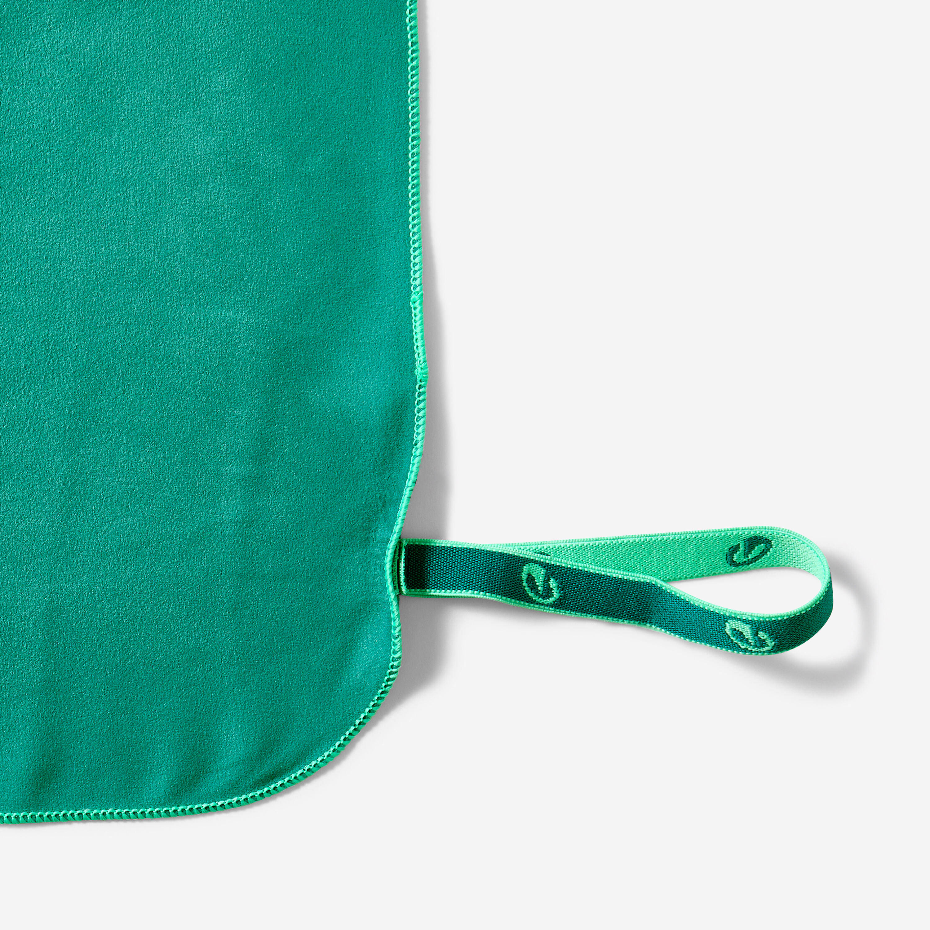 Swimming Microfibre Towel Size Large (85x160 cm) Soft & Quick-Dry Dark Blue -  3