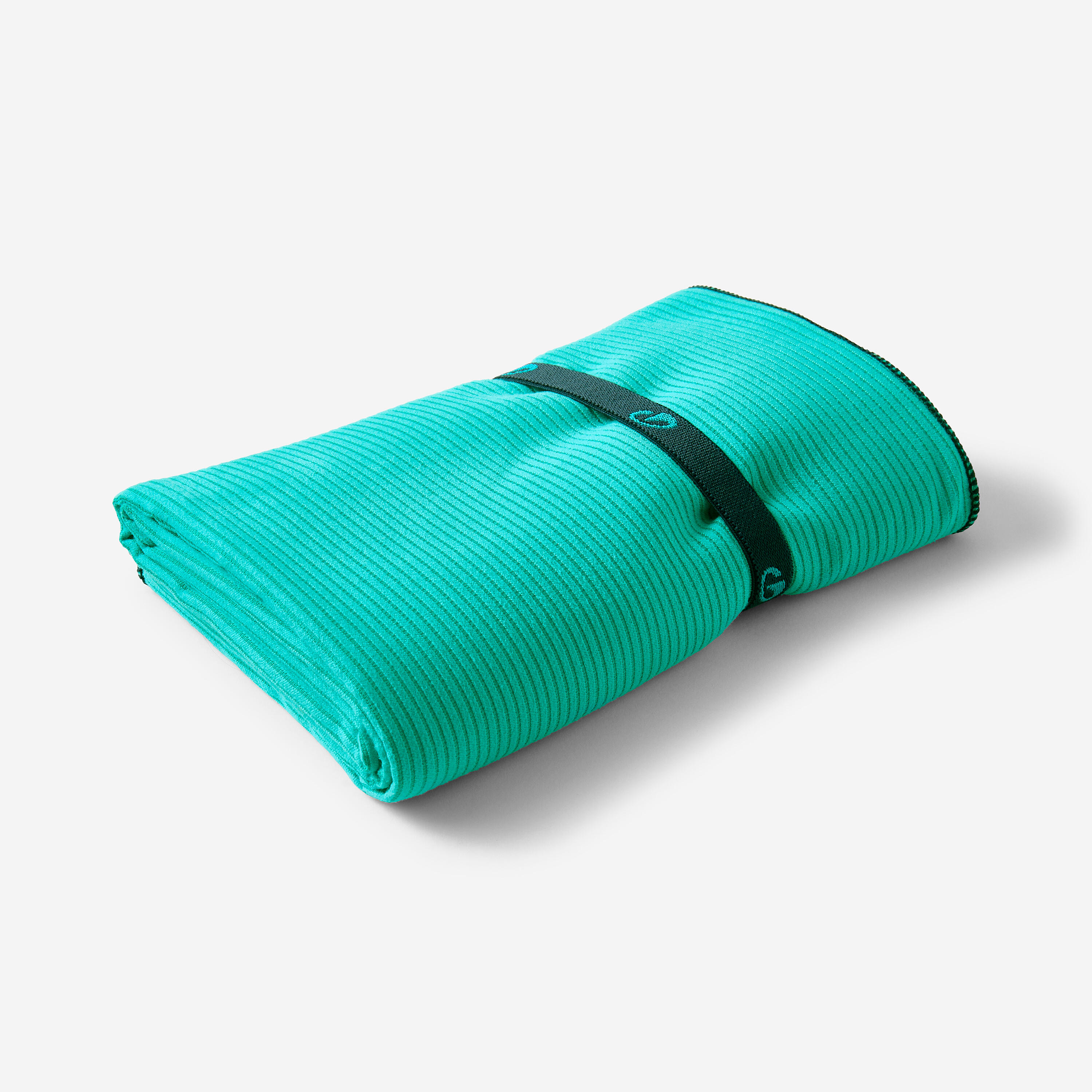 Toalla microfibra celeste talla L 80 x 130cm 3/4