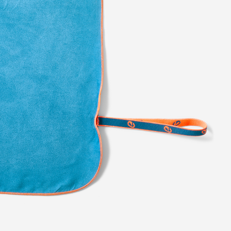 Serviette De Bain Microfibre Bleu Taille L 80 X 130 Cm Pour Les Clubs Et Collectivités | Decathlon Pro
