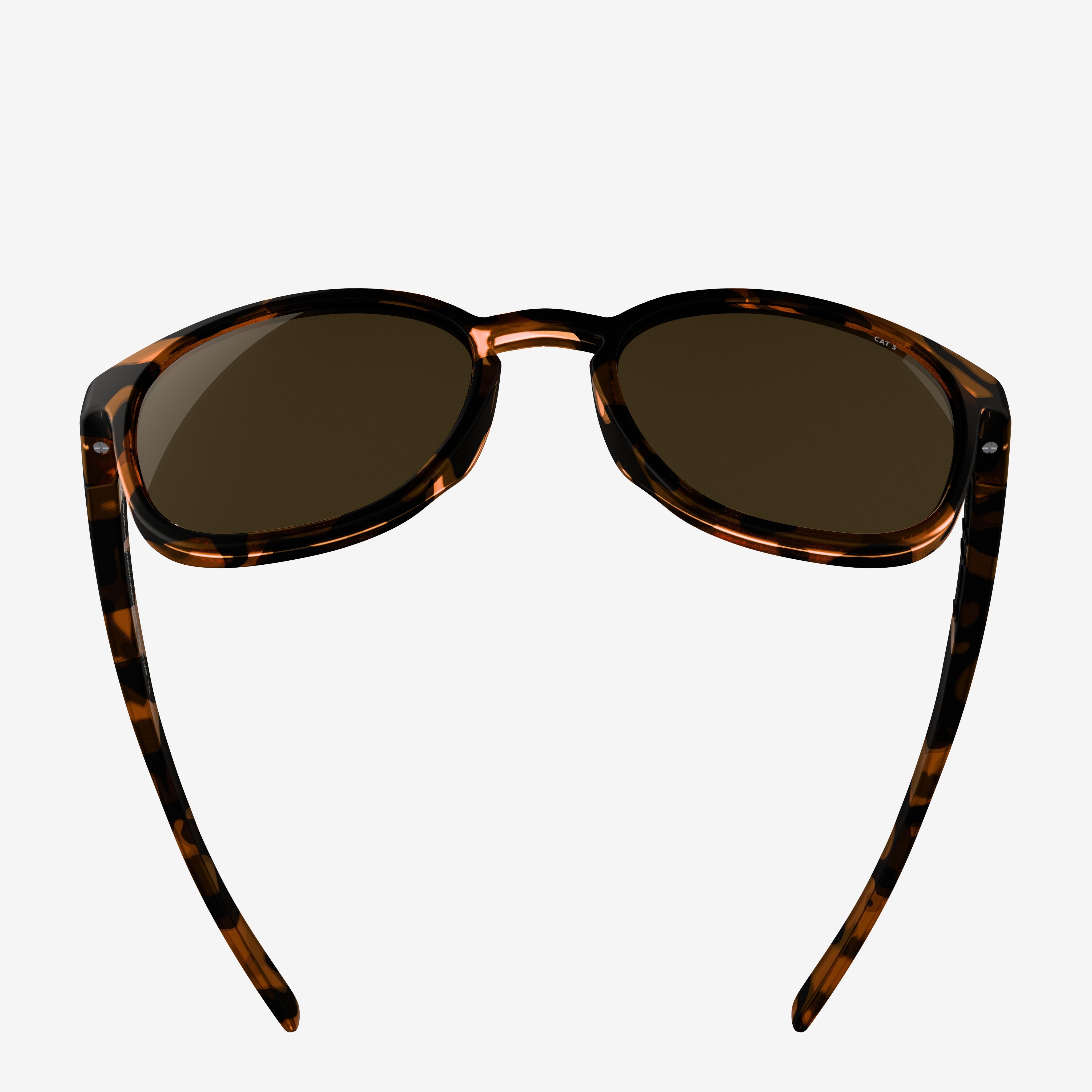 Gafas de sol categoría de senderismo para Adulto Quechua MH160 café