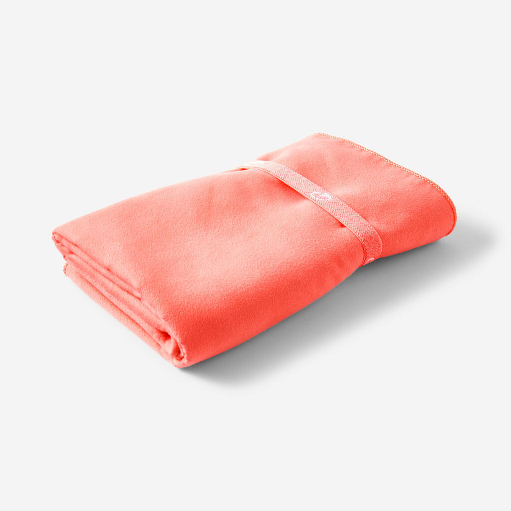 Serviette microfibre taille L 80 x 130 cm - noir