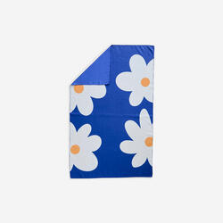 Serviette microfibre taille XL 110 x 175 cm - imprimés fleurs