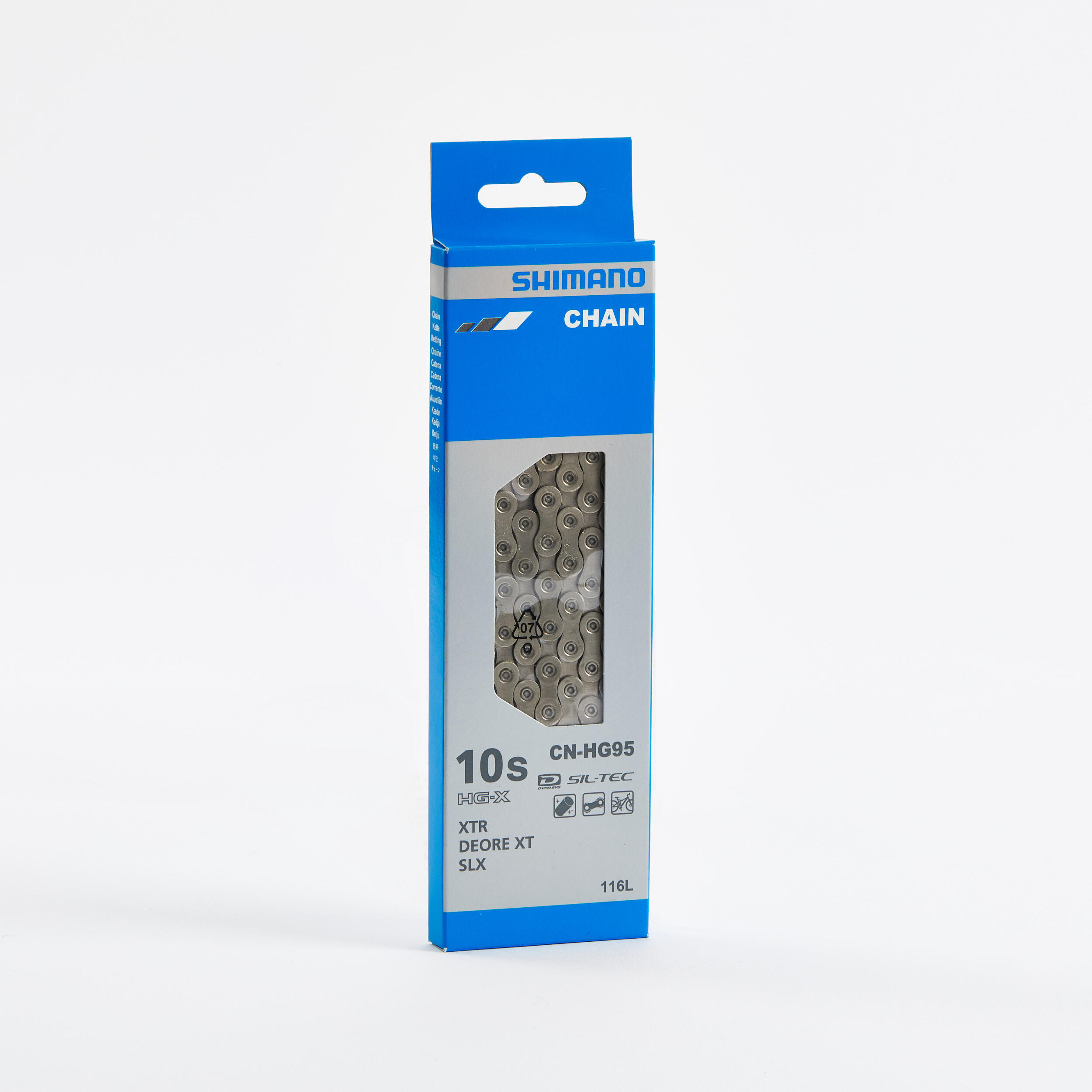 Łańcuch rowerowy Shimano XTR XT CN-HG95 10-biegowy 116 ogniw