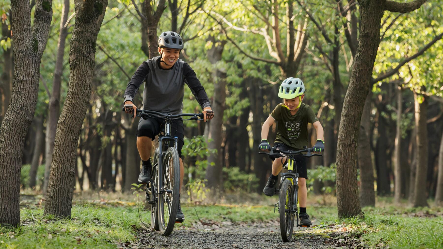 faça com que o seu filho(a) goste de andar de bicicleta