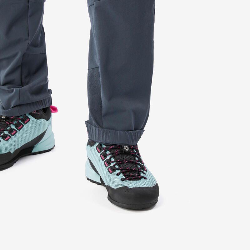 Pantalon ușor alpinism Light evo gri damă