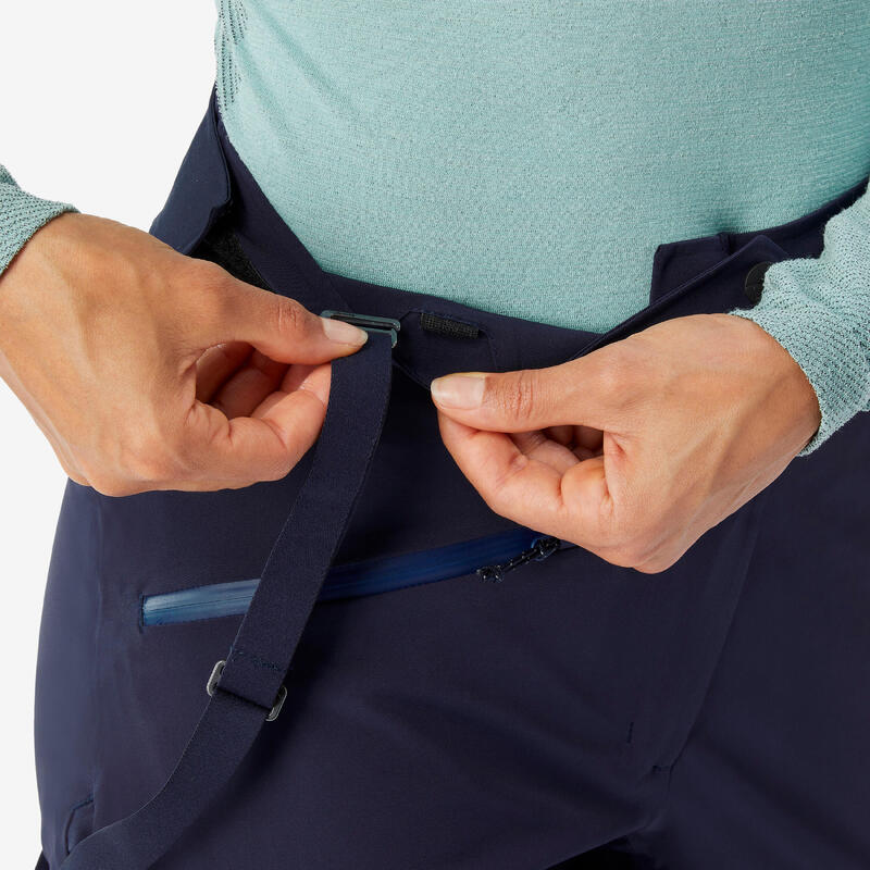 Pantalon Impermeabil Alpinism Ice Albastru-Negru Damă 