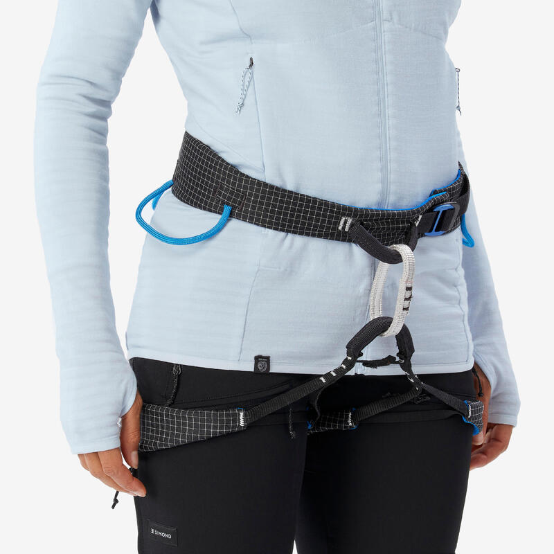 Pull technique à capuche en laine mérinos femme - ALPINISM