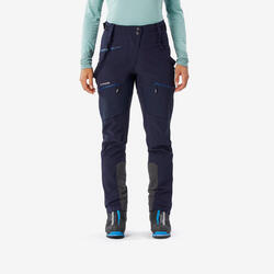 Pantalon imperméable d'alpinisme ICE Femme - Bleu noir