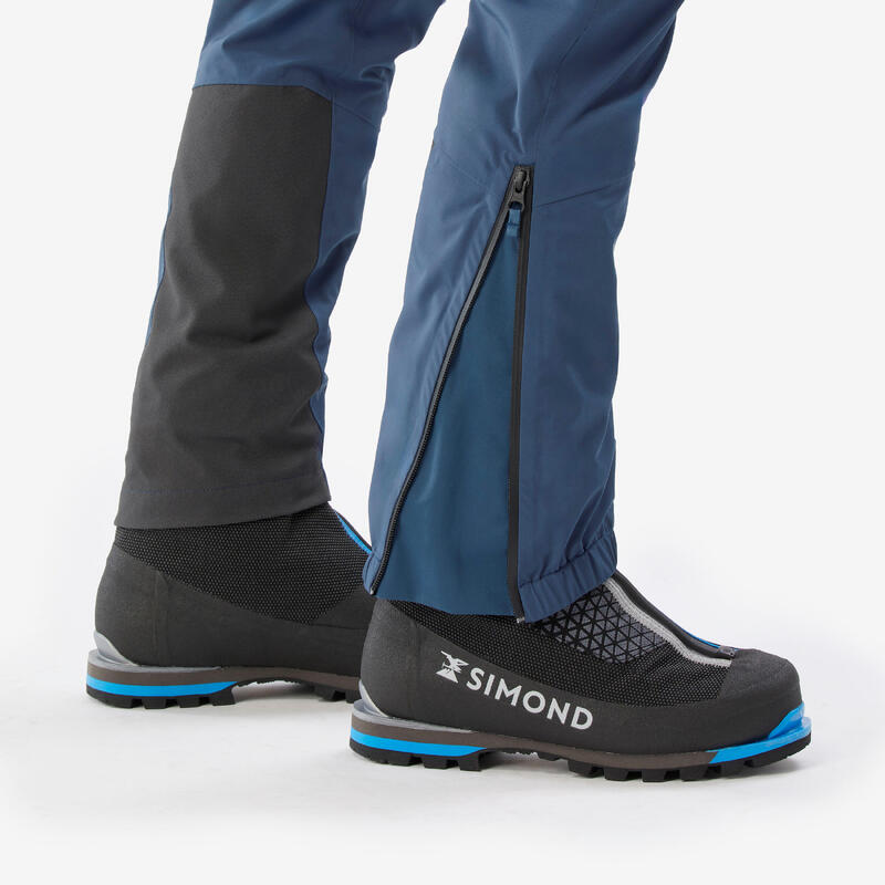 Pantalon Impermeabil Alpinism Ice Albastru Bărbați