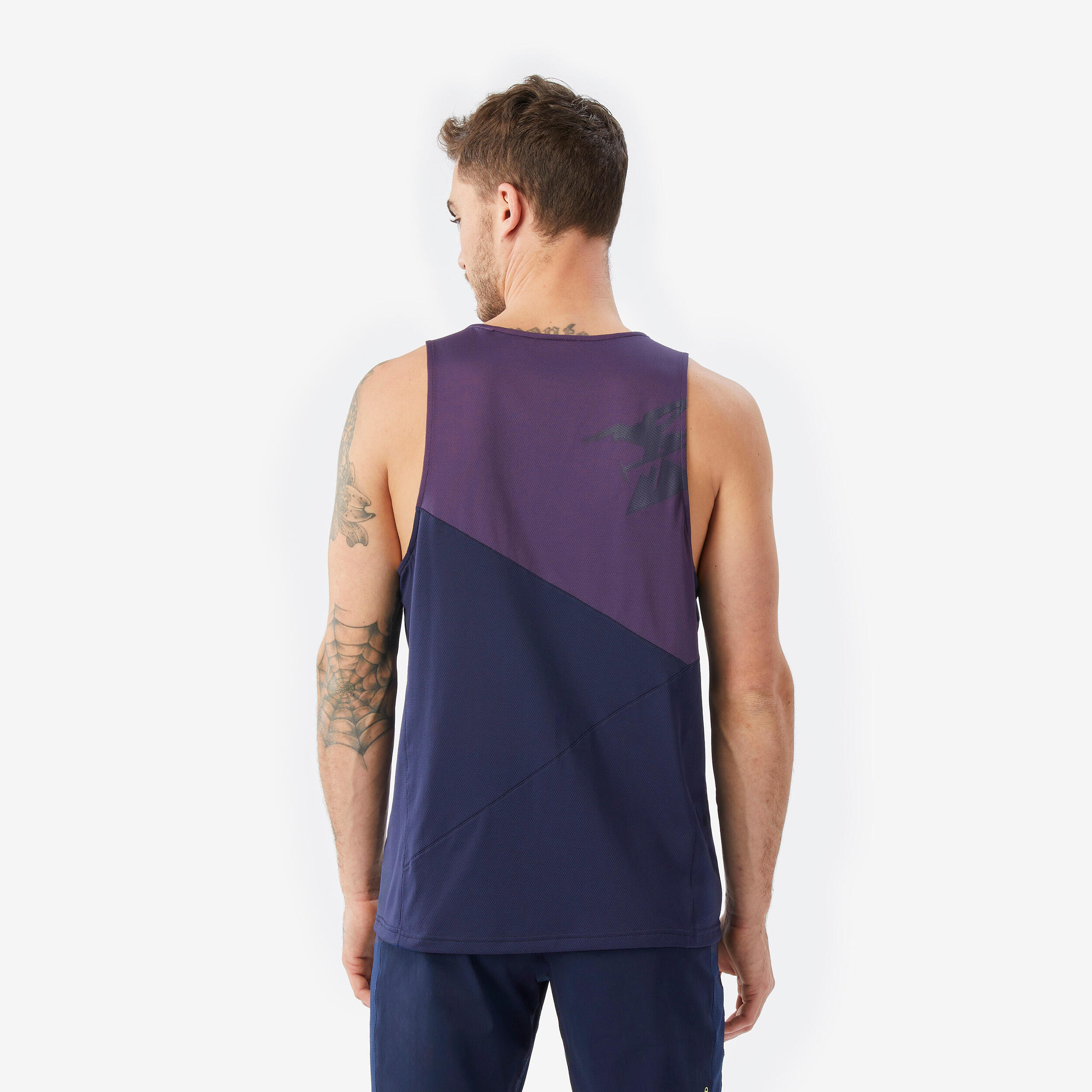 Herren Tanktop - Edge aubergine 4/5