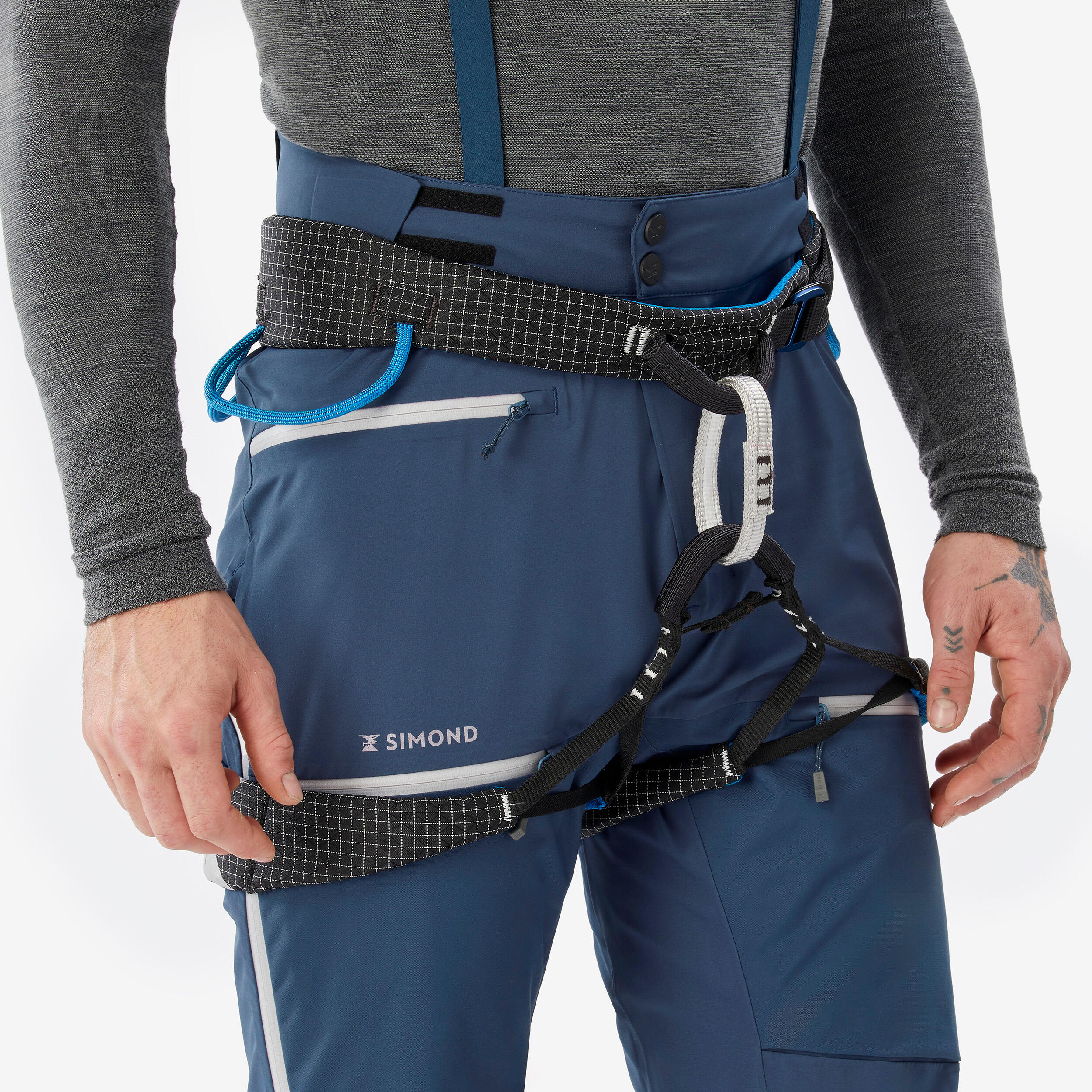 Pantalón de alpinismo impermeable Hombre Simond Ice 6/13