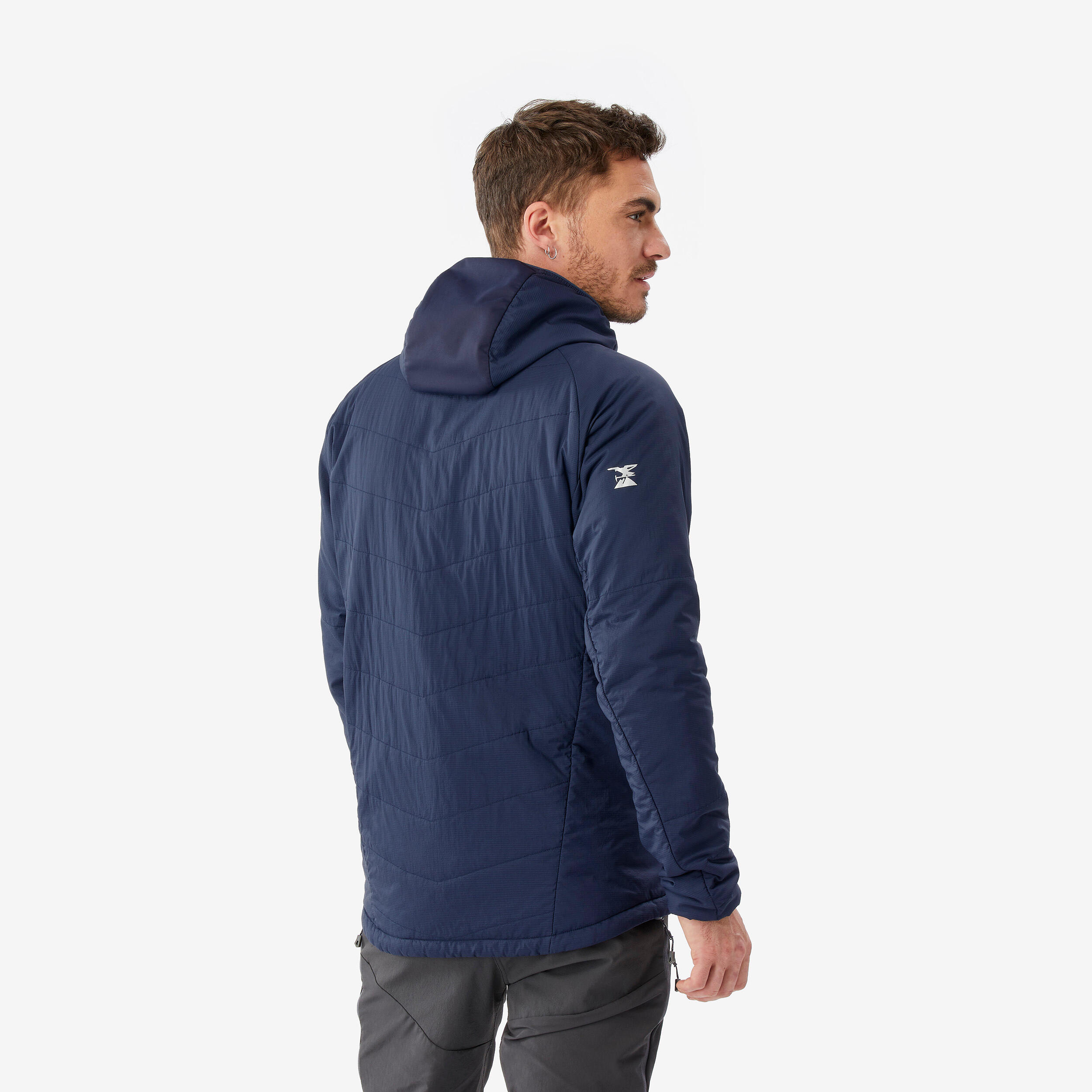 Gewatteerde herenjas voor bergsporten Alpinism synthetisch blauw 6/9