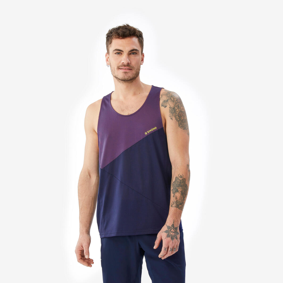 Débardeur d'escalade EDGE - aubergine