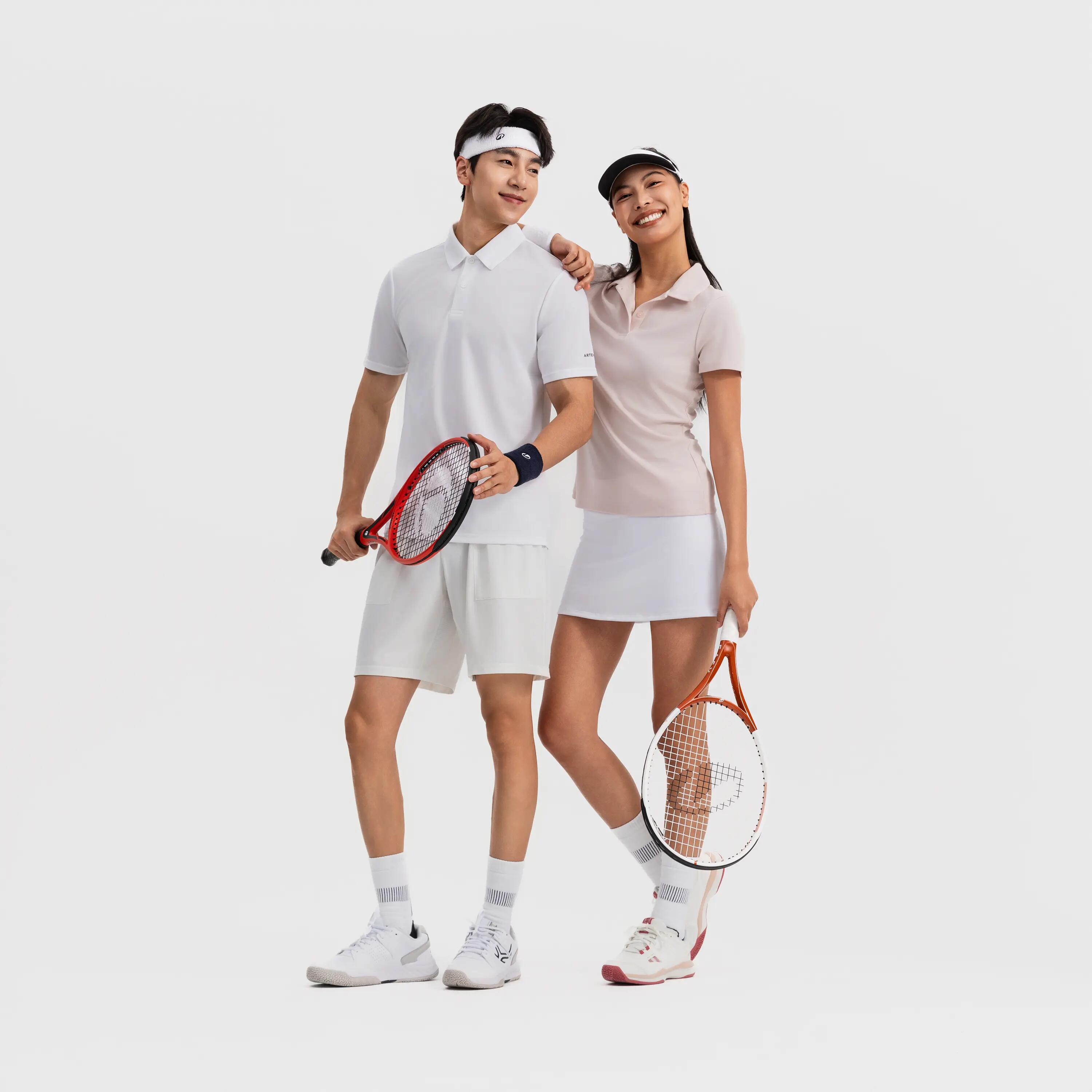 FALDA TENIS DRY MUJER ESSENTIEL 100 BLANCO 9/29