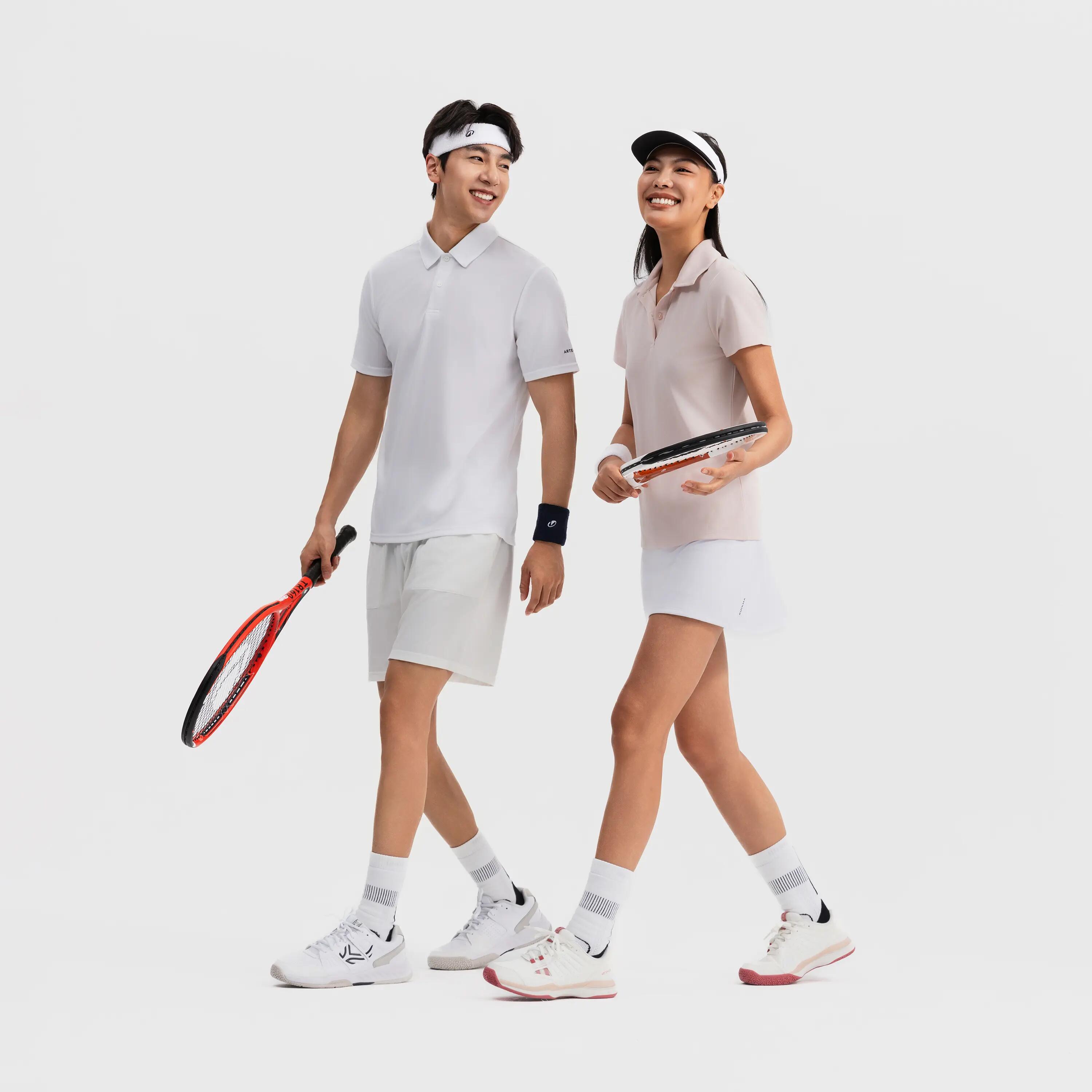 FALDA TENIS DRY MUJER ESSENTIEL 100 BLANCO 7/29