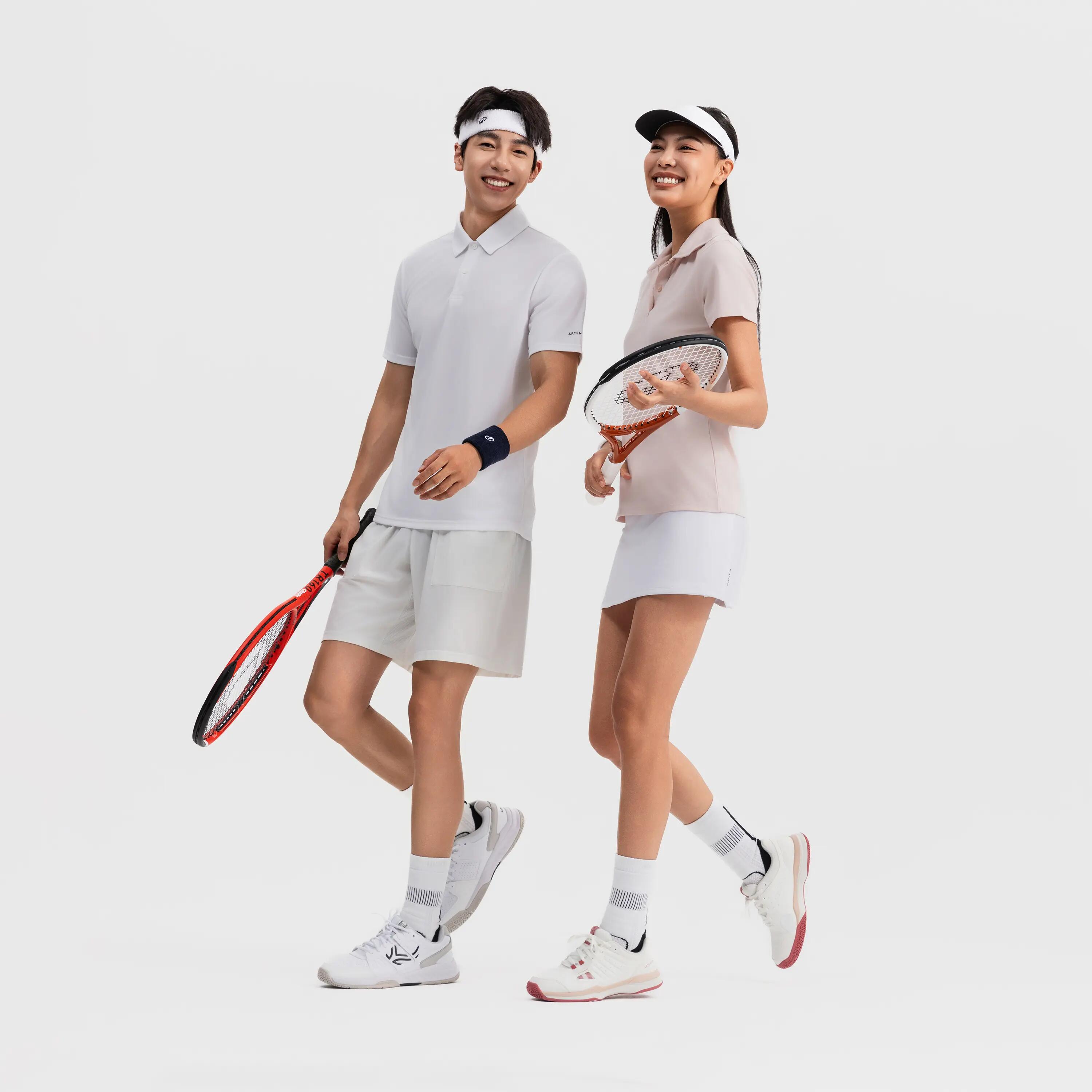 FALDA TENIS DRY MUJER ESSENTIEL 100 BLANCO 6/29