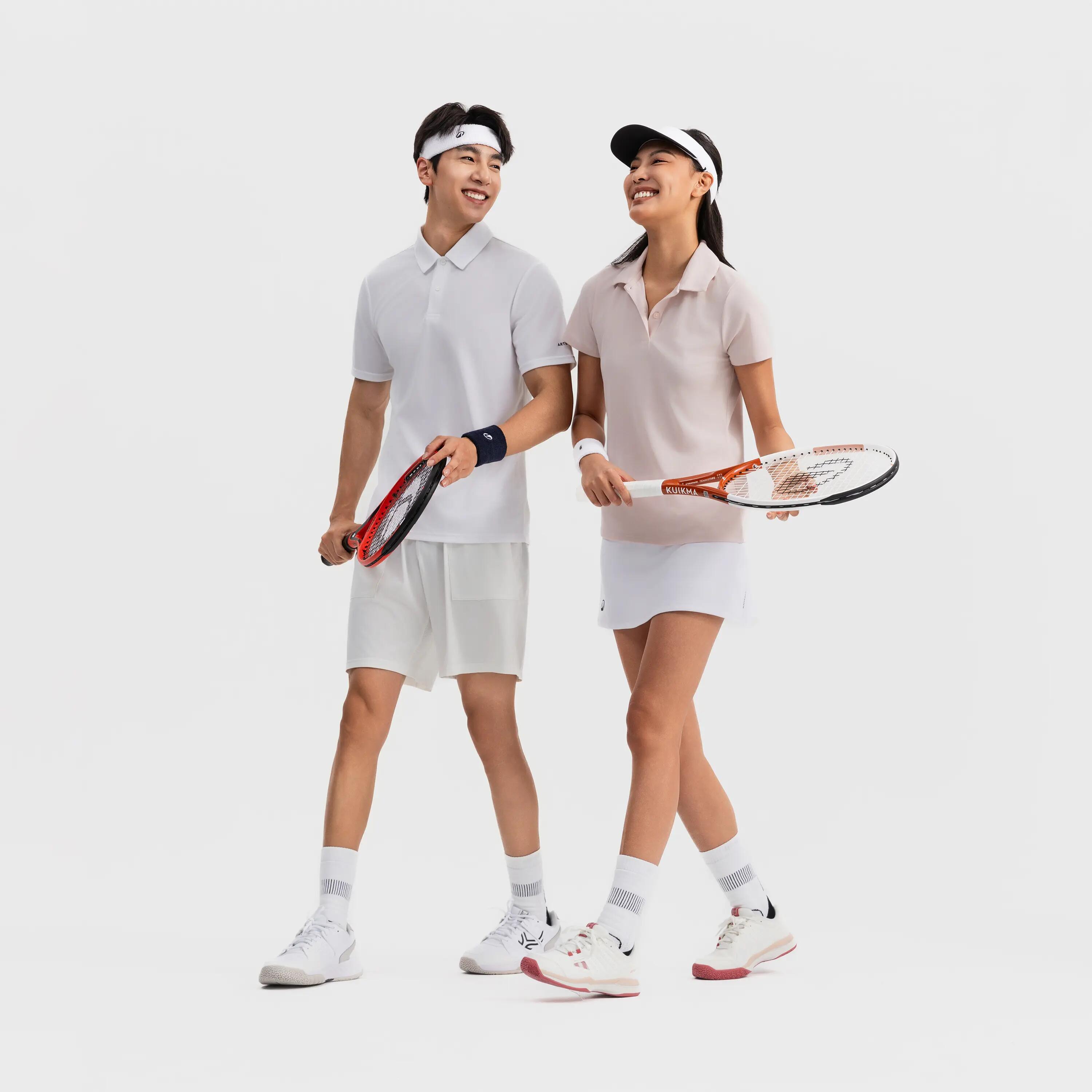 FALDA TENIS DRY MUJER ESSENTIEL 100 BLANCO 5/29